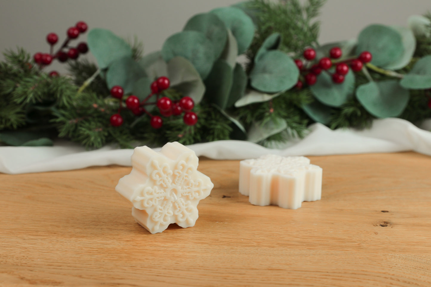 Schneeflocken Kerzen