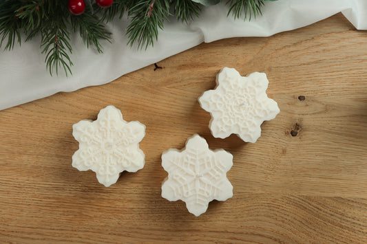 Schneeflocken Kerzen