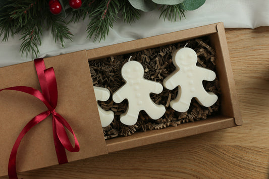 Geschenkbox Gingerbread Kerzen